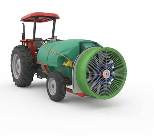 خرید سمپاش 2000 لیتری توربینی باغی با پمپ 145 ترک و 16 نازل ترک